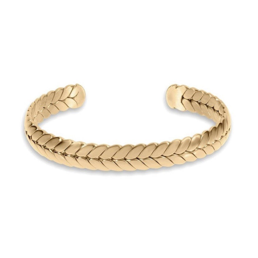 Brandy Adjustable Bangle | Gold